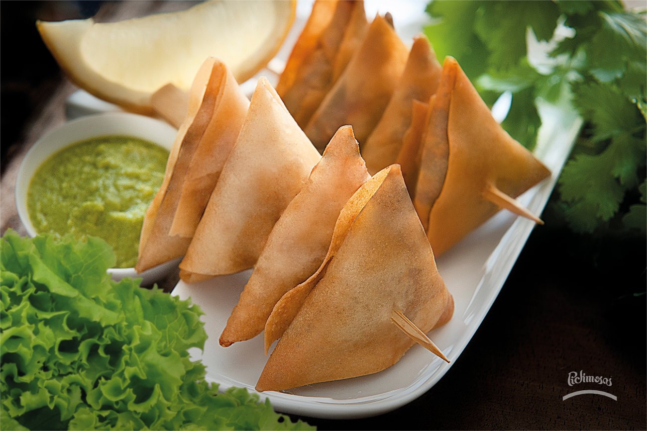 Mini Samosas vegetales