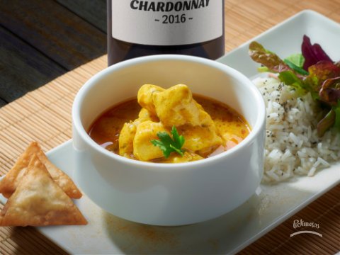 Curry de pollo