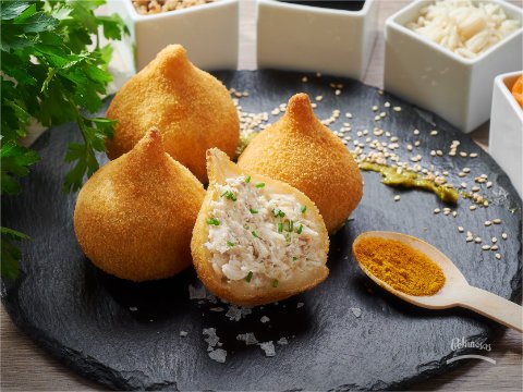 Coxinhas de pollo
