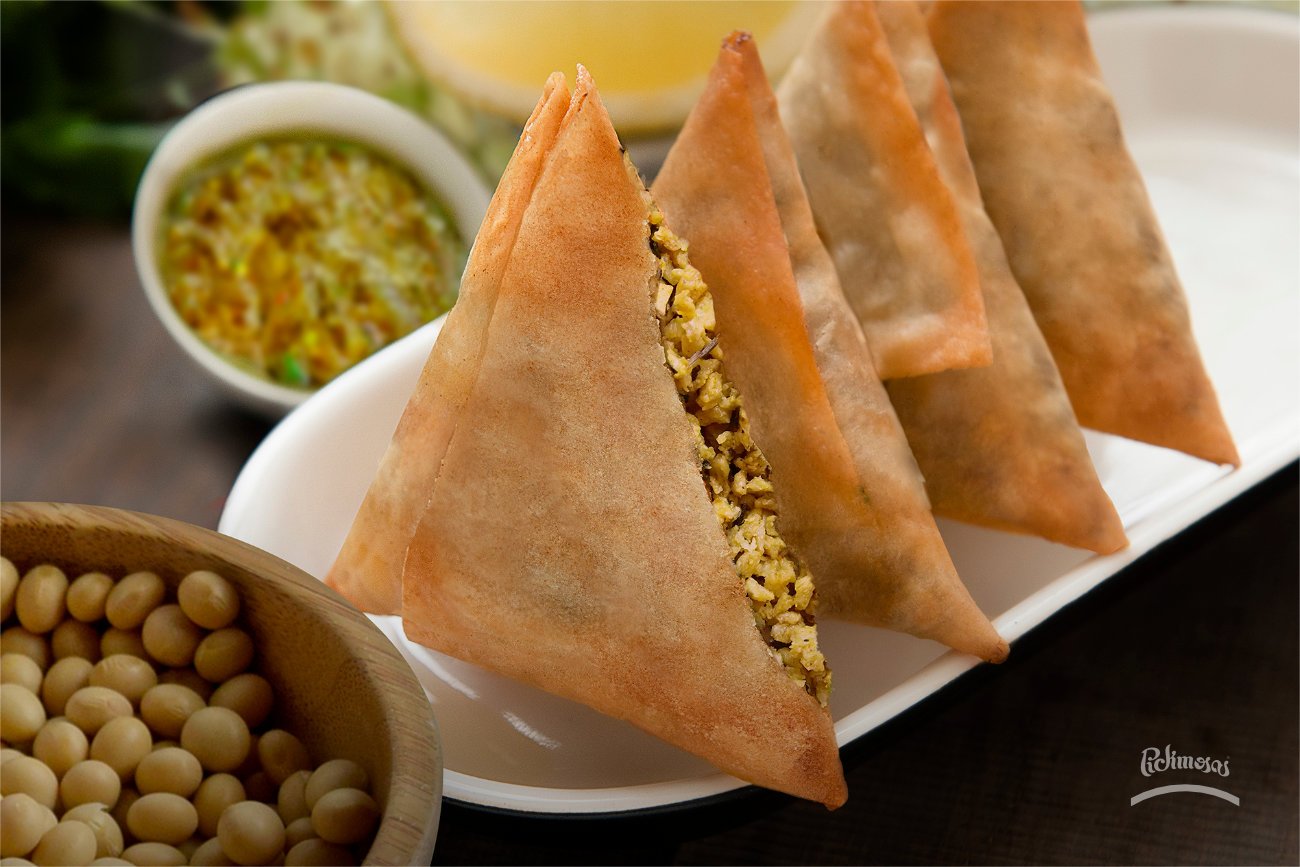 Samosas de soja
